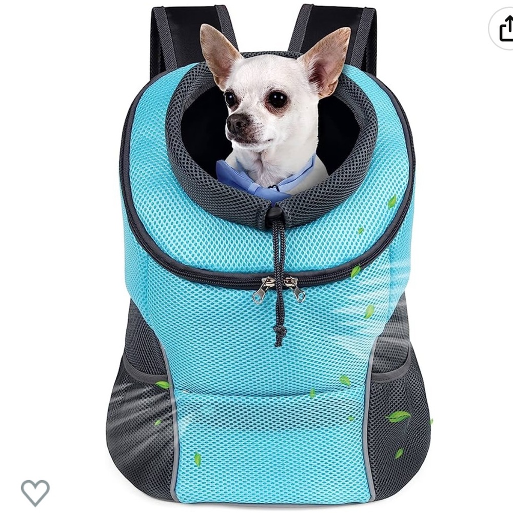 🐾PET DOG carrier backpack light blue size L🐾